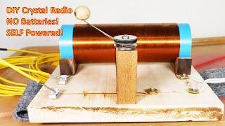 Crystal Radio--How To Make The Best/Easiest One - No Batteries, No External Power 2024 (4K)