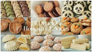 홈베이킹 필수 저장!27가지 다양한 쿠키 레시피 모음.zip:27 Delicious Cookies Recipe | 홈베이킹 영상 Baking Video | Cooking tree