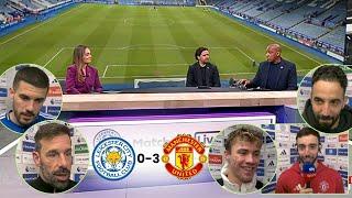 Leicester vs Man Utd 0-3 Post Match Analysis | Bruno, Hojlund, Amorim, Nistelrooy & Coady Reactions