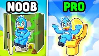 I Went NOOB to PRO in Roblox Toilet Simulator!