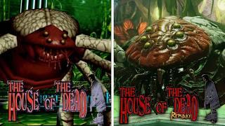 The House of The Dead Remake - All Bosses Comparison Arcade (1996) vs Remake (2022)