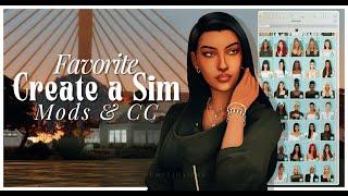 Favorite CAS Mods + CC | The Sims 4 | Create-a-Sim