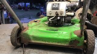 Vintage Sears Montgomery Ward Push Mower / Will it run?