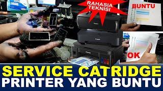 CARA SERVICE CATRIDGE PRINTER CANON DAN HP YANG BUNTU. MANJUUUR .... !!!