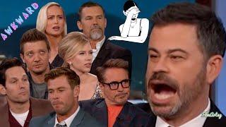 Marvel Cast When Talk Show Hosts Make Them Uncomfortable | Awkward Moments 2020