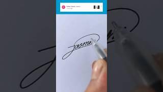 Jasmin name signature design || who's next ?