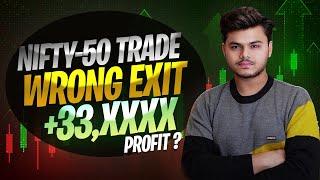 Intraday Live Trade || The Cost of a Bad Exit: What I Learned from My todays trade