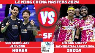 SEMIFINAL | Rankireddy/Shetty (IND) VS (KOR) Seo/Jin | LINING China Masters Badminton 2024