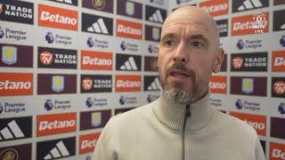 Erik Ten Hag Interview | Aston Villa 0-0 Manchester United