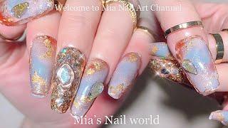 指甲尖上的迷你小鏡子🪞鏡面暈染如何簡單繪製！？｜Nail Manicure｜光療美甲教學｜美甲彩繪｜經驗分享｜네일｜Nail Art｜Nails｜ASMR｜暈染美甲｜穿戴美甲