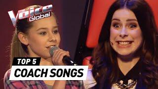 KIDS who auditioned with a COACH SONG in The Voice Kids