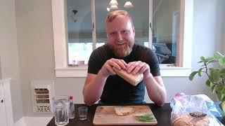 American tries Salo pig lard and Russian Moonshine. Is this the second coming of Bacon?