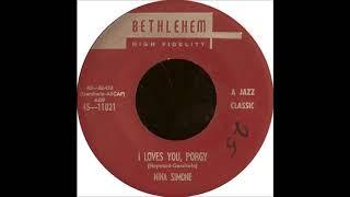 Nina Simone ‎– I Loves You, Porgy (1959) (Single)