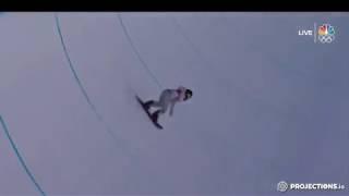 Winter Olympics 2018 Chloe Kim land back-to-back 1080s in the Women's Halfpipe with a 98.25