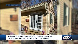 Members of Hollis VFW build new home for 'Holiday cards