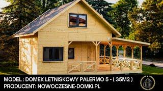 Domek Letniskowy 35 m2 z Tarasem 18 m2 - Model Palermo 5