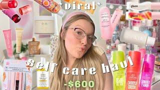 HUGE $600 SELF CARE HAUL ️| new viral products from sephora and ulta | sephora haul