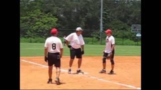 Jerry Dross' Golden Knights Play Softball