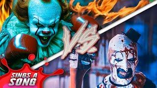 Pennywise Vs Art Rap Battle (IT Vs Terrifier Scary Horror Song)(HALLOWEEN SONGS EVERYDAY!)