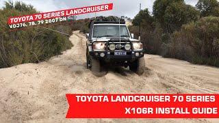 Toyota Landcruiser 70 Series Ryco X106R Installation Guide