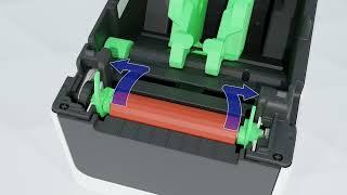 How to install the Linerless Platen Roller [Brother Global Support]