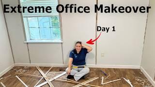 DIY Dream Office Makeover on a Budget for 2 People! / Extreme Home Office Makeover Ideas