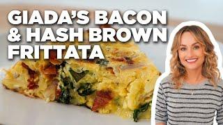 Giada De Laurentiis' Cheesy Bacon and Hash Brown Frittata | Giada at Home | Food Network