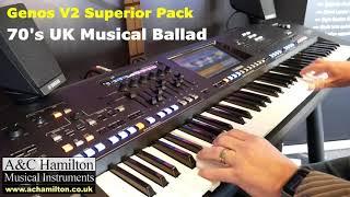 Yamaha Genos Version 2 Superior Pack Demonstration