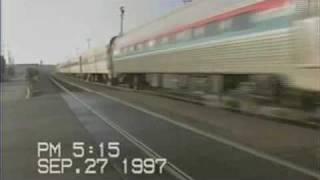 Amtrak F40PH's, San Diegan Trains, Sept 1997