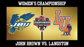 SAC WBB Championship: John Brown vs. Langston