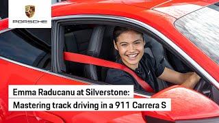 Porsche fast laps with Emma Raducanu at Silverstone