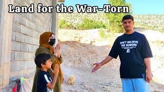 Young man gifts land to war-torn homeless mother