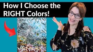 How I Choose the RIGHT Colors for a Painting!  Beginners Watercolor Color Mixing Tutorial