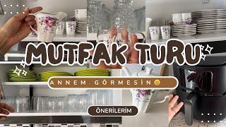  ANNEM ÇOK KIZACAK | MUTFAK TURU | Dolap içi düzenim