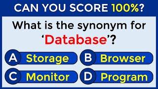 Synonyms Quiz: 97% CANNOT SCORE 30/30 | #challenge 60