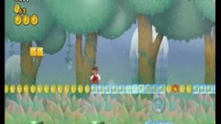 New Super Mario Bros. Wii - World 9-7 with 3 Star Coins in a Single Run without Getting Hurt