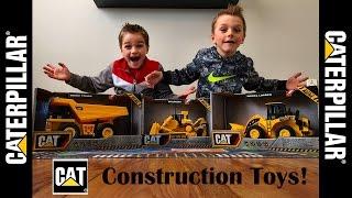 Bulldozer, Wheel Loader, and Dump Truck Toys by CAT