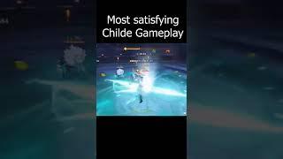 Satisfying Childe Gameplay | Genshin Impact #short