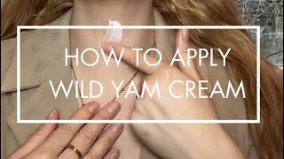 How to apply WILD YAM CREAM | Barbara O’Neill | Menopause (Natural Remedies)