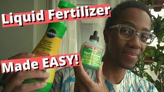 Liquid Fertilizer | How to fertilize your houseplants