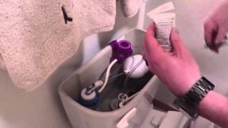 How to install a Kaboom toilet cleaning system