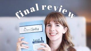 All About Spelling FINAL REVIEW | Homeschool spelling curriculum