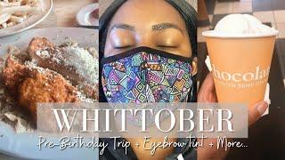 WHITTOBER DAY 1-13: PRE-BIRTHDAY TRIP, EYEBROW TINTING &MORE|WHITNEYAALIYAHH