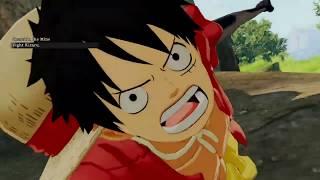 Luffy hits a nice combo on Kizaru in One Piece World Seeker!