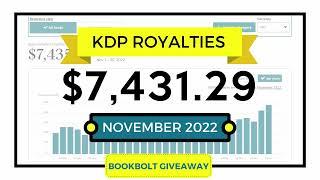 My Amazon KDP Income Report for November 2022 - My Second Biggest Month So Far!