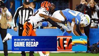 J.K. Dobbins' GAME-WINNING TD helps Chargers avoid COLLAPSE against Bengals on SNF | Game Recap