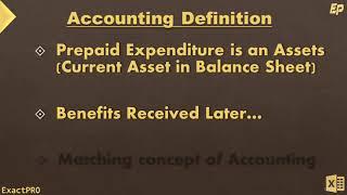 006 Prepaid Expenses Prepayments Accounting Definition