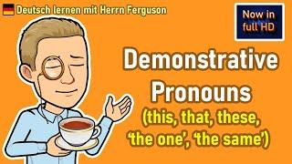 Mastering Demonstrative Pronouns in German: A Complete Guide | German Language Tutorial