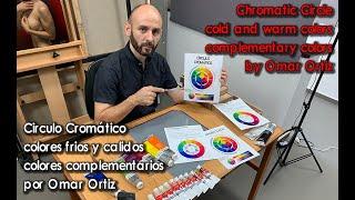 Omar Ortiz explica circulo cromático, colores primarios secundarios fríos cálidos y complementarios