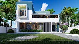 1850 Square Feet House Design | 4 Bedroom | Interior Video Tour | Budget House | Two Storey House